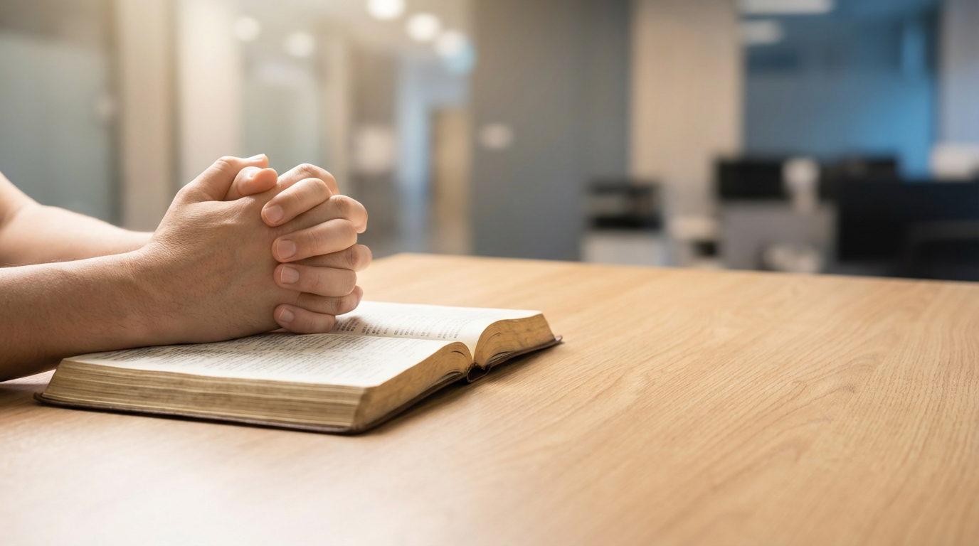 Building faith by praying the word of God